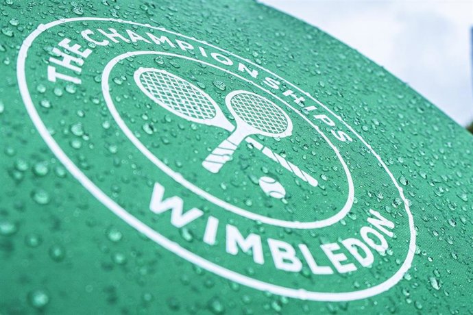 Archivo - Logo de Wimbledon. 