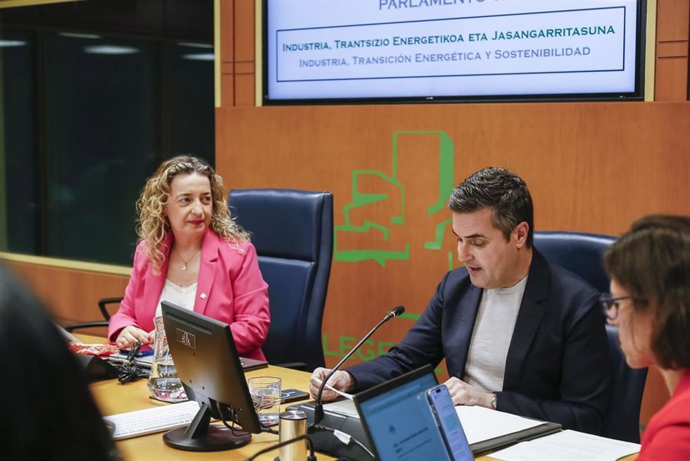 Jauregi ha comparecido ante la Comisión de Industria, Transición energética y Sostenibilidad