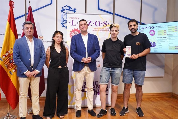 Presentación del Festival de Cine Descentralizado 'Lazos' que se celebra en Castromonte (Valladolid).