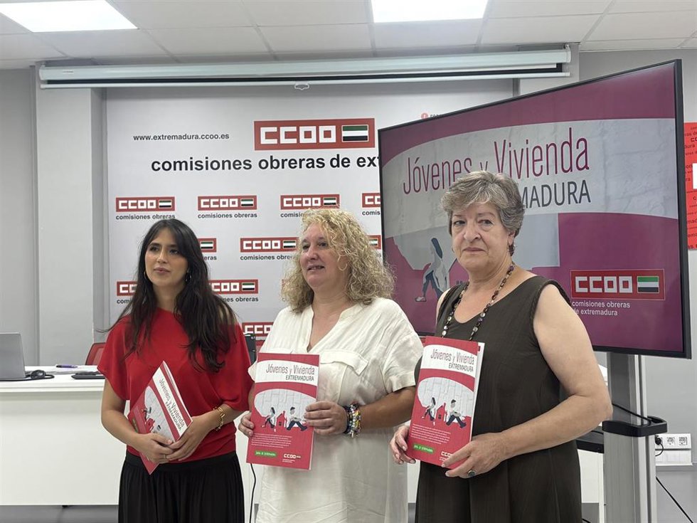 Presentación del informe 'Jóvenes y vivienda en Extremadura' de CCOO Extremadura