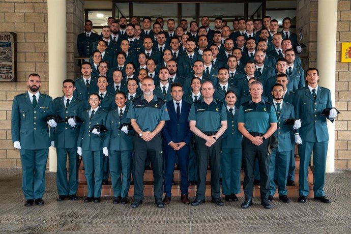 El delegado del Gobierno da la bienvenida a los 77 nuevos agentes que se incorporan hoy a la Guardia Civil en Cantabria