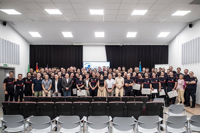 Graduación de los 50 nuevos efectivos del Cuerpo de Bomberos de Málaga
