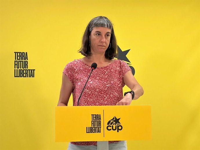 La portaveu de la CUP, Su Moreno