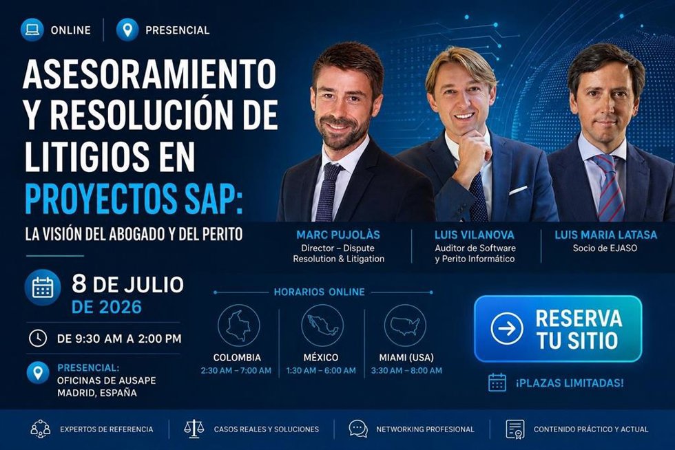 Evento en AUSAPE con expertos abogados y peritos
