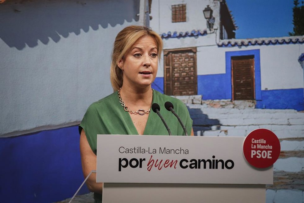 La portavoz del grupo socialista en las Cortes de Castilla-La Mancha, Ana Isabel Abengózar