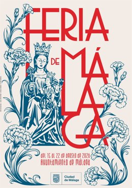‘Flores Para La Victoria’, Diseñado Por Patricia Castro Bohórquez, Ha Sido Elegido Como El Cartel Oficial De La Feria De Málaga 2026