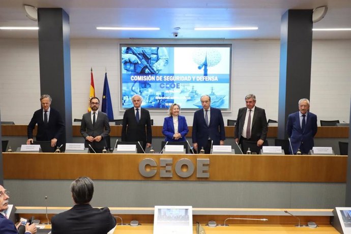 Acto de apertura de la primera reunión de trabajo de la Comisión de Seguridad y Defensa de la CEOE.