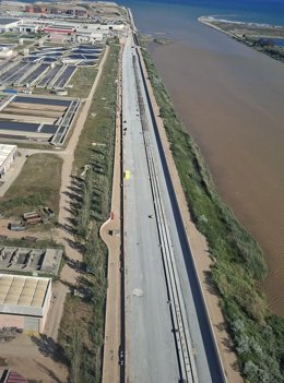 Estado de las obras de los accesos ferroviarios al Puierto de Barcelona
