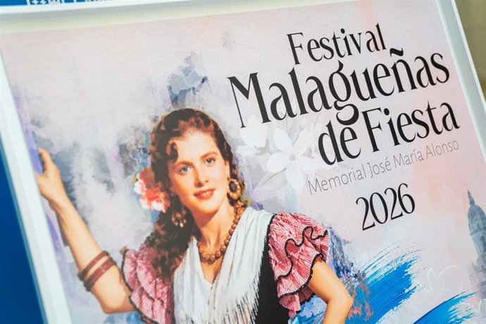 Cartel de la edición número 41 del Festival Malagueñas de Fiesta ‘Memorial José María Alonso’