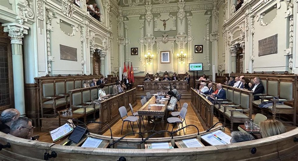 Pleno del Ayuntamiento de Valladolid.