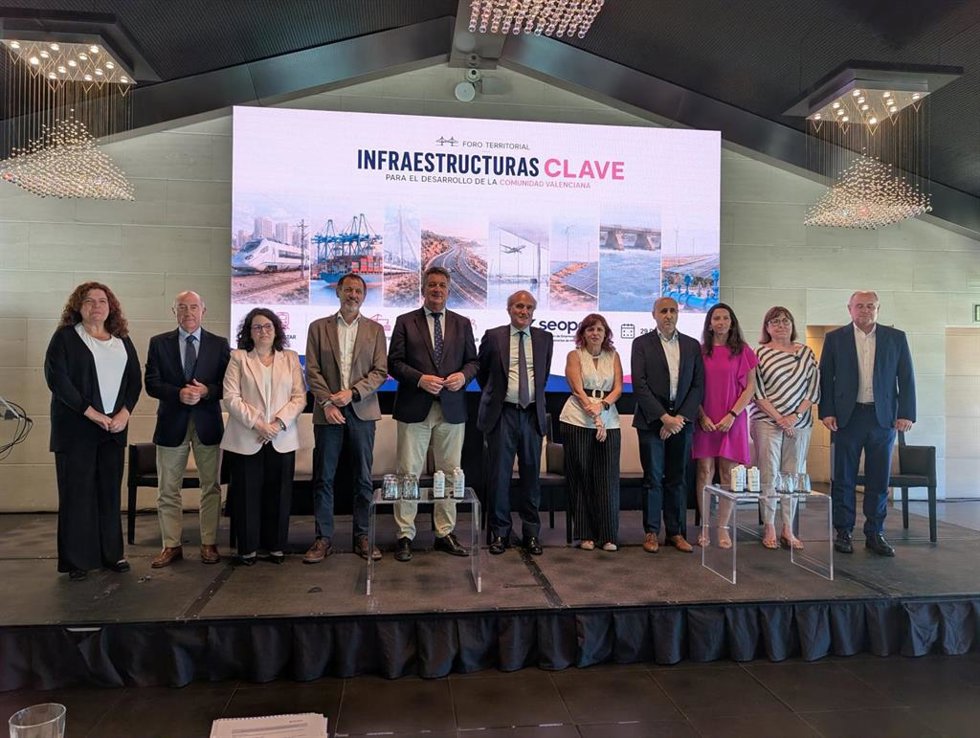 Foro Territorial 'Infraestructuras clave para el desarrollo de la Comunidad Valenciana', celebrado este lunes en València y organizado por SEOPAN