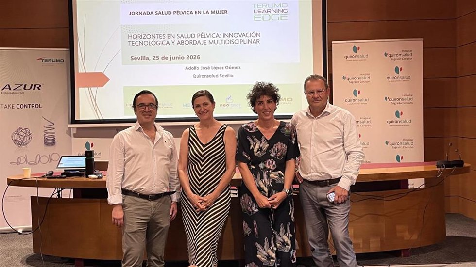 Foto de la jornada organizada por Terumo, en la que analizan el peso de la insuficiencia venosa pélvica.
