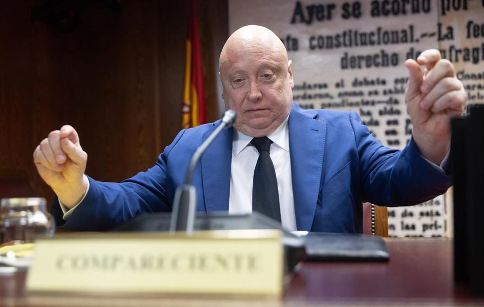 Archivo - El presidente ejecutivo y fundador de Forestalia Renovables, Fernando Samper Rivas, durante su comparecencia ante la comisión del ‘caso Koldo’, en el Senado, a 6 de abril de 2026, en Madrid (España). 