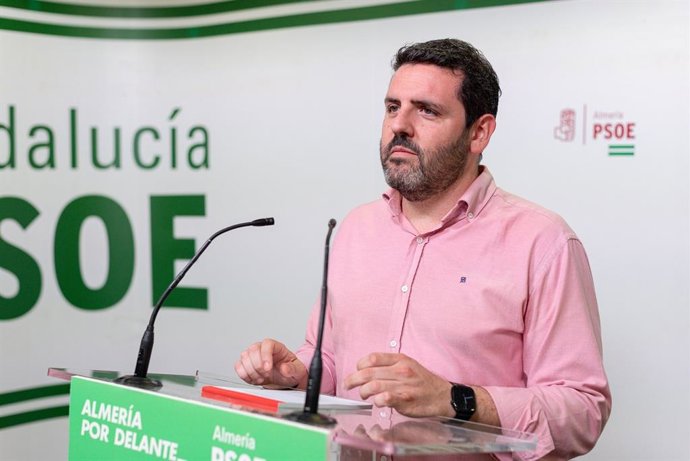 El portavoz del PSOE en la Diputación de Almería, Juan Manuel del Real Ruiz.