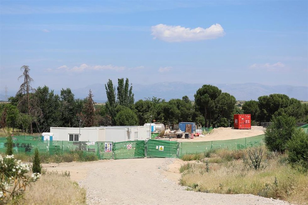 Terreno donde se está construyendo el cantón de Montecarmelo, a 1 de junio de 2026, en Madrid (España). 
