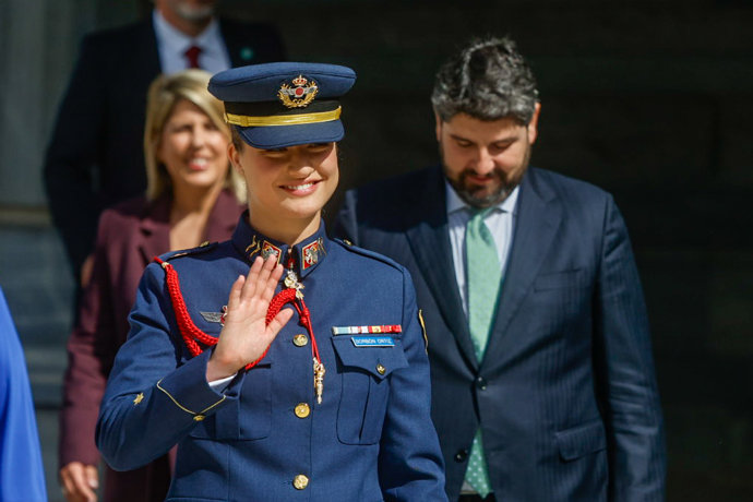 La Princesa de Asturias Leonor,  en la Asamblea Regional de Murcia, a 3 de junio de 2026, en Cartagena, Región de Murcia (España). 