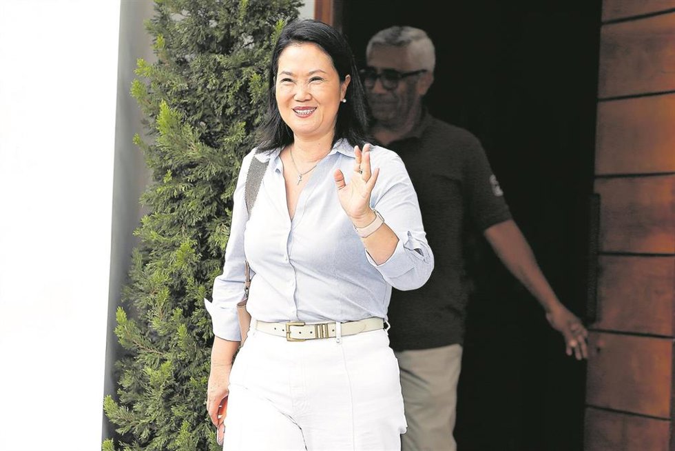 La candidata presidencial peruana Keiko Fujimori (archivo)