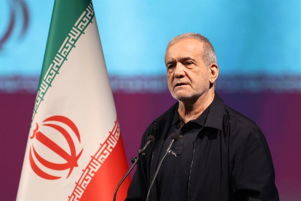 Archivo - El presidente de Irán, Masud Pezeshkian