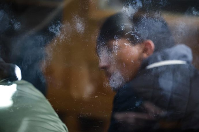 Santiago, 25 de junio de 2026.  Llegan al Juzgado de Garantia de San Bernardo los dos ultimos detenidos por el caso del robo con homicidio de un menor de 13 anos en San Bernardo  Diego Martin/Aton Chile