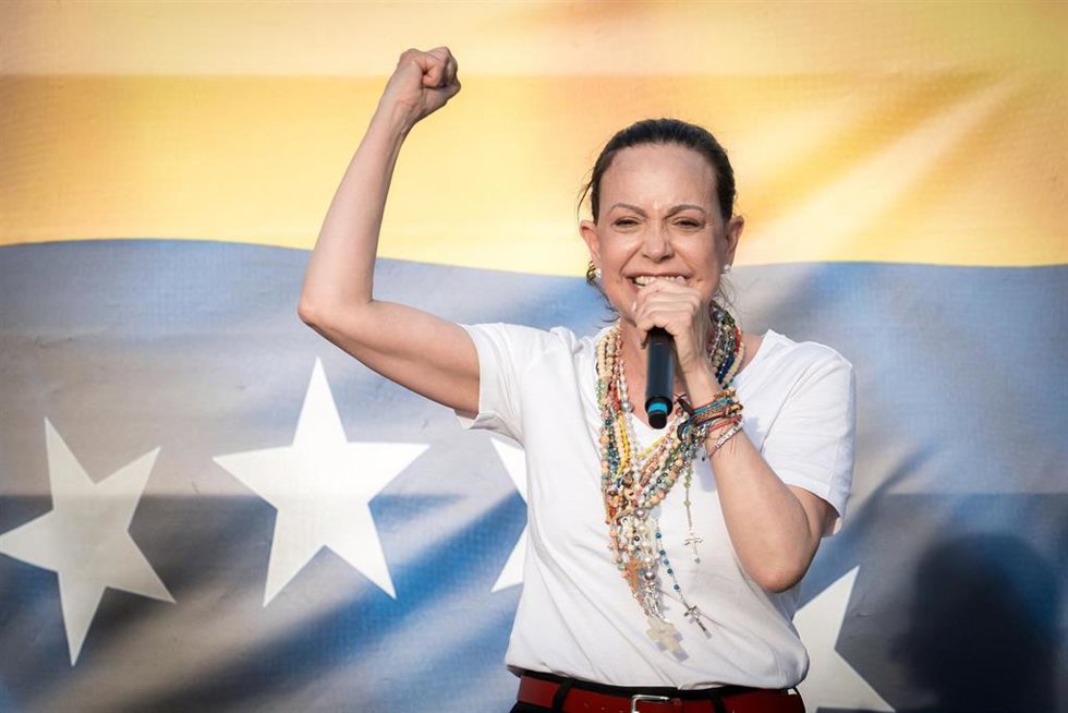 Archivo - La líder opositora venezolana, María Corina Machado, en una imagen de archivo