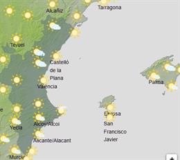 Predicción de la Aemet