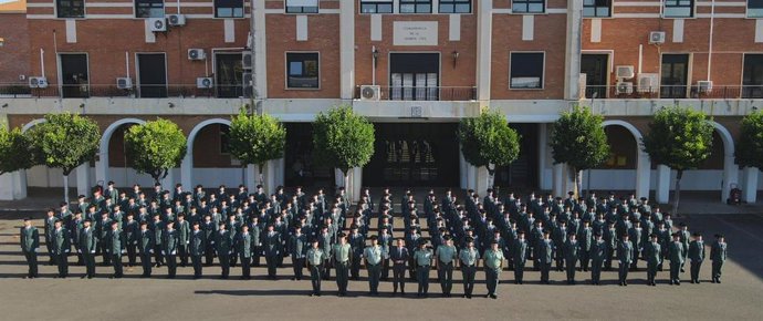 Acto de nuevas incorporación en la Comandancia de la Guardia Civil de Sevilla