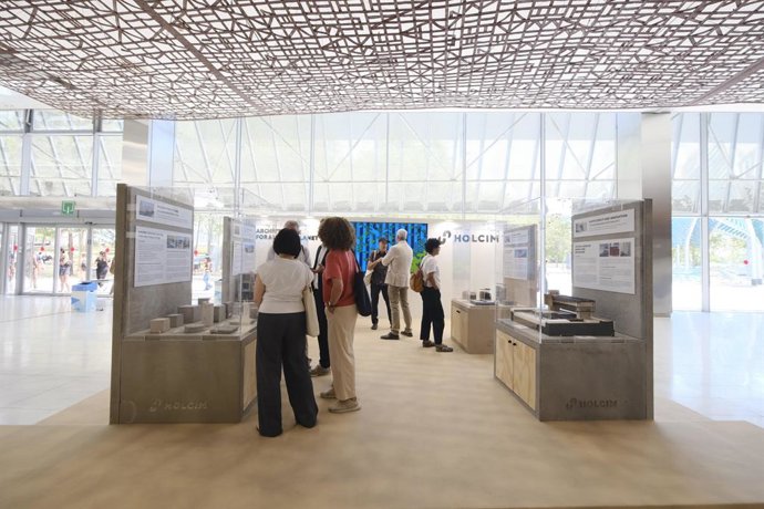 Espacio Holcim en CCIB - sede del Congreso Mundial de Arquitectos