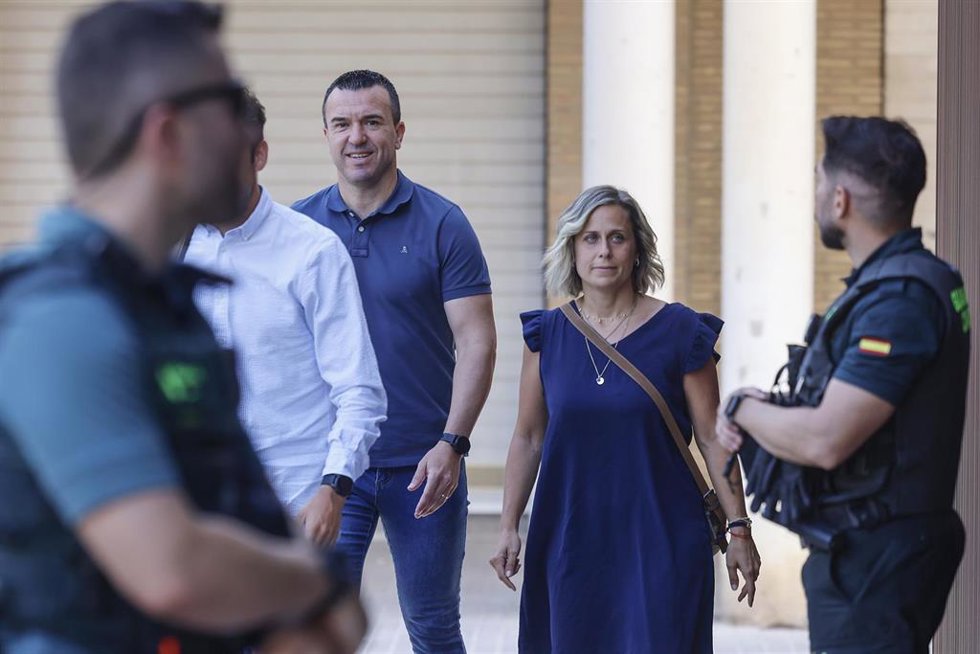 Mompó llega a los juzgados de Catarroja para testificar por segunda vez en la dana