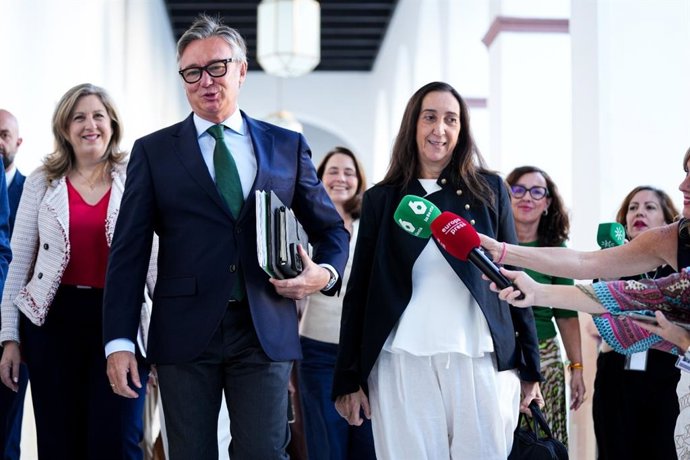 El portavoz de Vox en el Parlamento andaluz, Manuel Gavira.