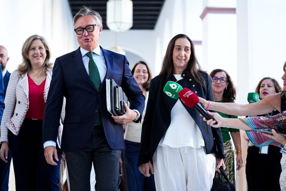 El portavoz de Vox en el Parlamento andaluz, Manuel Gavira.