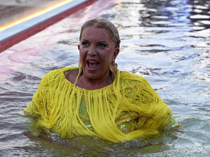 Bárbara Rey se ha convertido en la estrella del desfile de José Perea