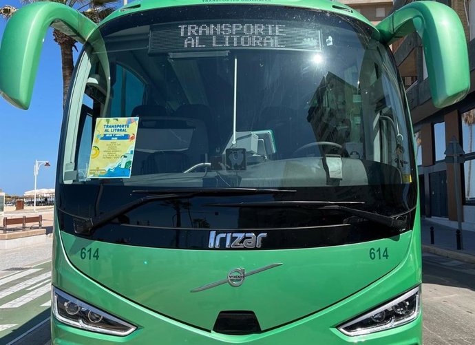 Autobús del Transporte al Litoral.