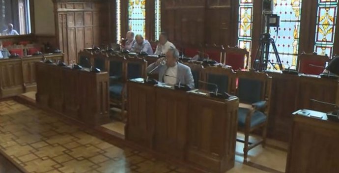 Ovidio Zapico, en una comisión parlamentaria