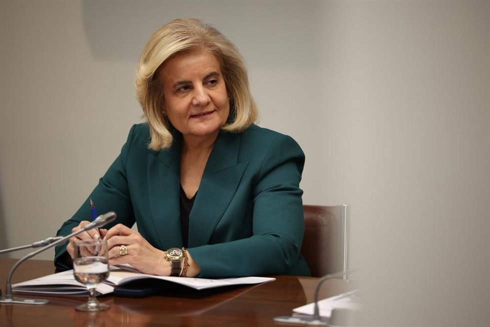 Archivo - La presidenta de la Fundación CEOE, Fátima Báñez, durante la presentación de la 3ª edición del informe 'Cash Flow Social agregado de la gran empresa española en el año 2024', en la sede de la Fundación CEOE, a 9 de diciembre de 2025, en Madrid (