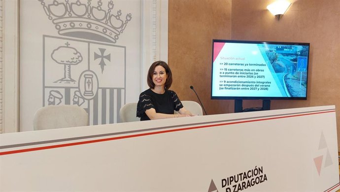 La vicepresidenta de la Diputación Provincial de Zaragoza (DPZ), Teresa Ladrero.