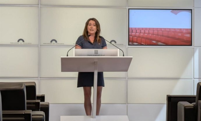 La diputada de la CUP al Parlament Laure Vega