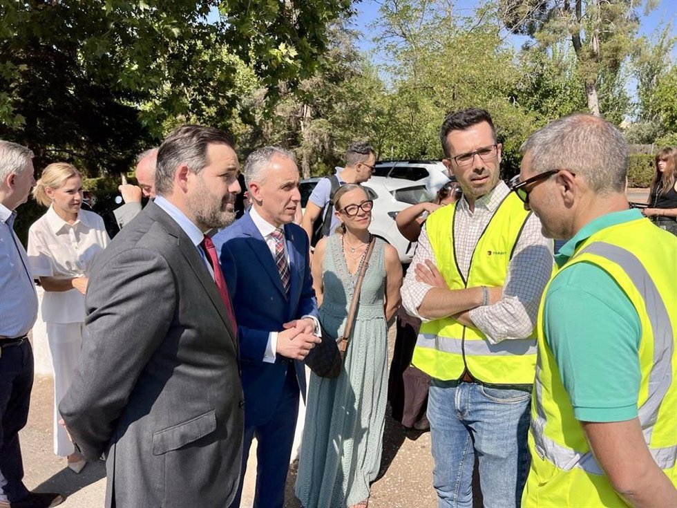 El presidente del PP, Paco Núñez, en Puertollano.