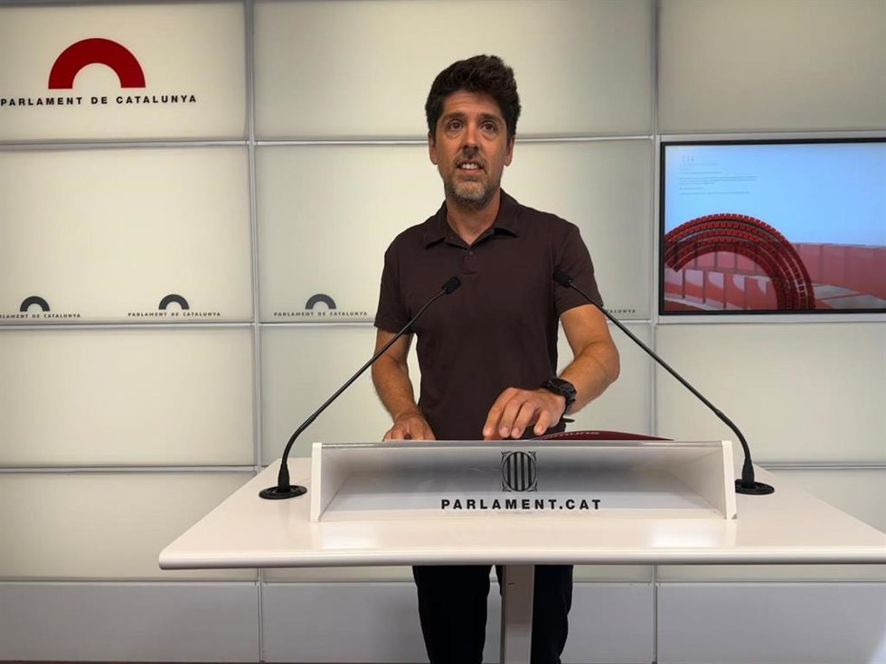 El portavoz de los Comuns en el Parlament, David Cid