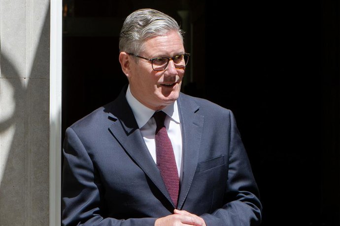 29 de junho de 2026, Londres, Inglaterra, Reino Unido: O primeiro-ministro britânico KEIR STARMER recebe o secretário-geral da OTAN, Mark Rutte, em Downing Street, no centro de Londres, antes das negociações sobre cooperação em defesa e segurança, em 29 d