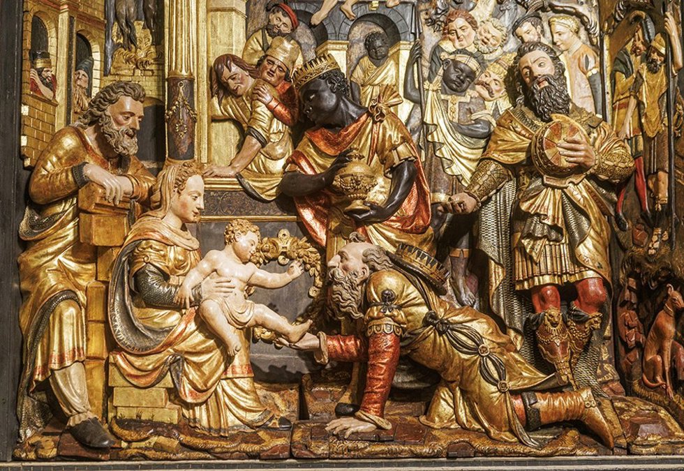 Restauración del retablo y el relicario de la capilla de la Adoración de los Reyes en 'La Redonda' por parte de Fundación UNIR