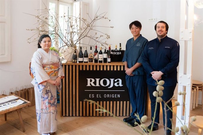 Shinichiro Matsuki de Kinsan, chef del restaurante de Tokio y su equipo en 'In Residence Sessions' con maridaje de vinos de Rioja