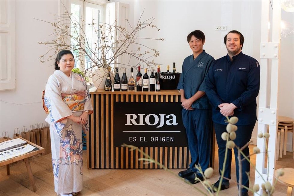 Shinichiro Matsuki de Kinsan, chef del restaurante de Tokio y su equipo en 'In Residence Sessions' con maridaje de vinos de Rioja