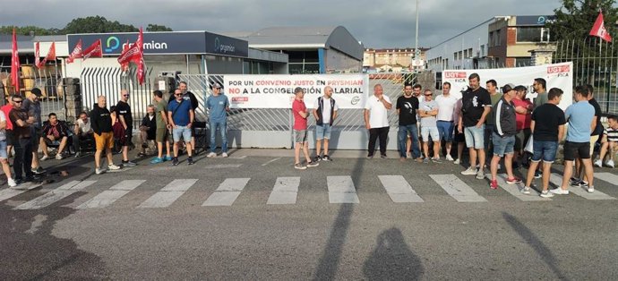 Huelga en Prysmian