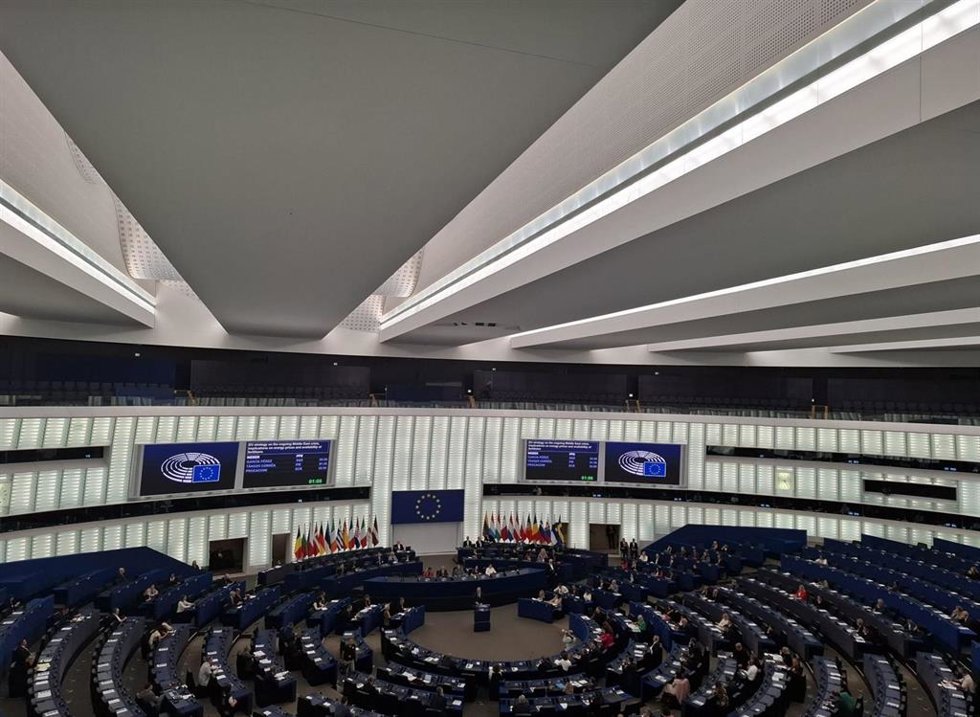 Archivo - Pleno del Parlamento Europeo