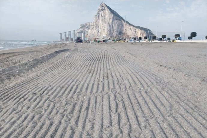 Playa de Santa Bárbara en La Línea de la Concepción.