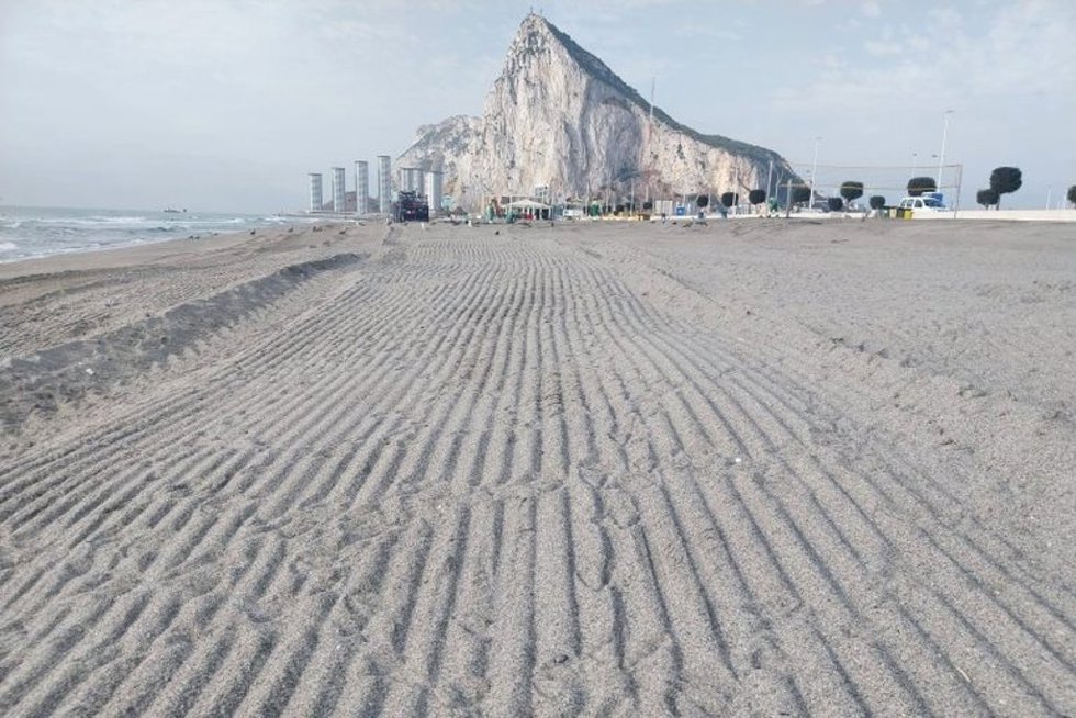 Playa de Santa Bárbara en La Línea de la Concepción.