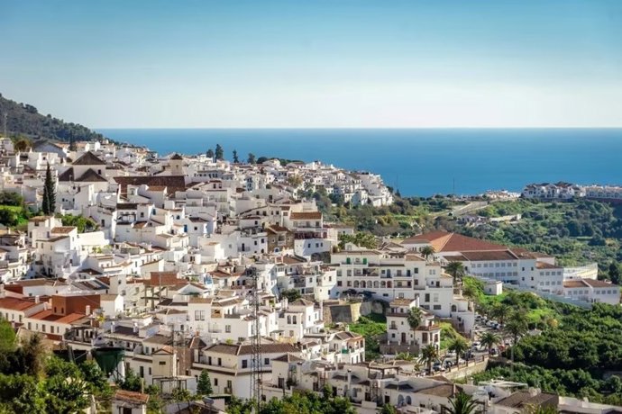 Archivo - Vista de Frigiliana.