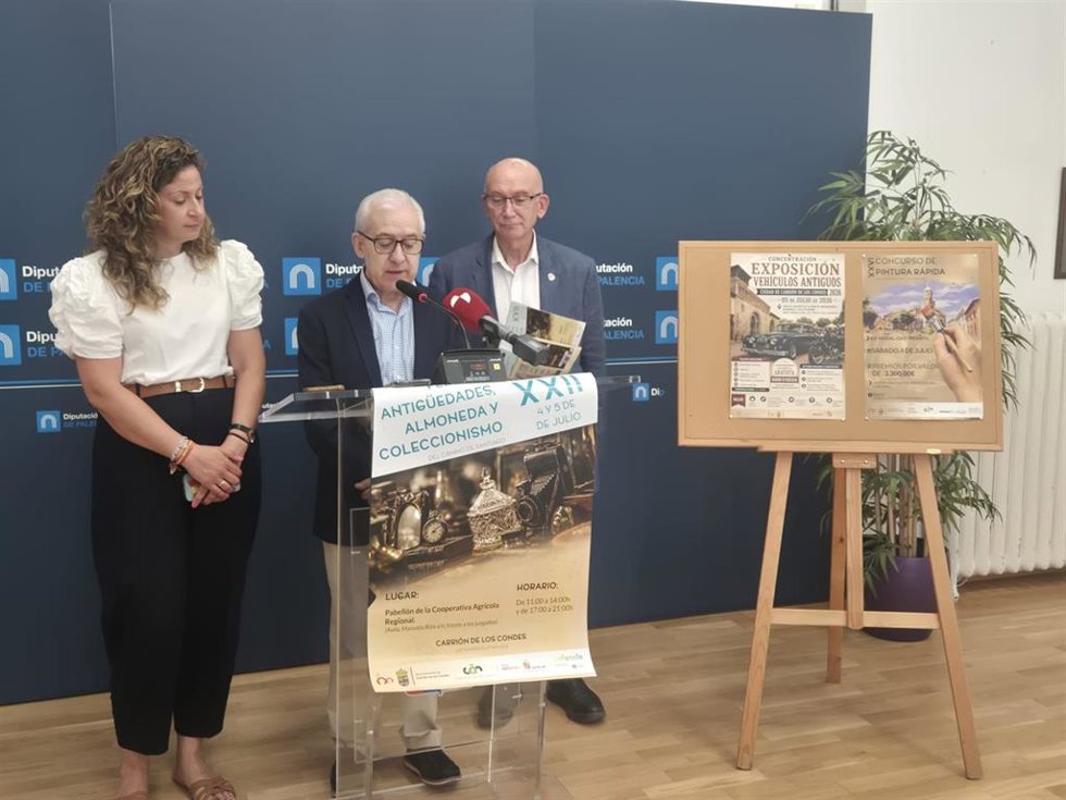 Presentación de la Feria de Antigüedades Almoneda y Coleccionismo del Camino de Santiago.