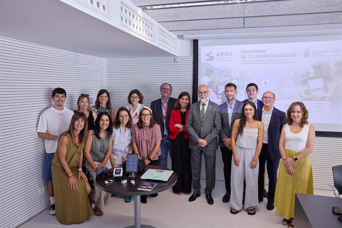Un momento de la presentación del proyecto ARGA