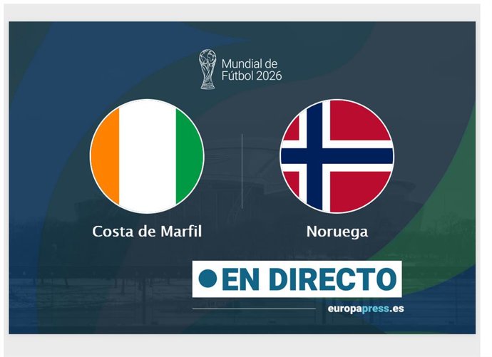 Onces Iniciales probables: Costa de Marfil - Noruega: resumen y estadísticas del partido de Dieciseisavos de final de Copa Mundial de la FIFA
